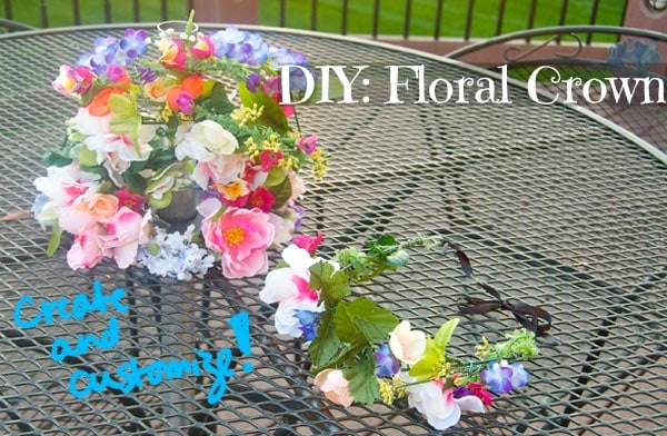 Diy floral crown