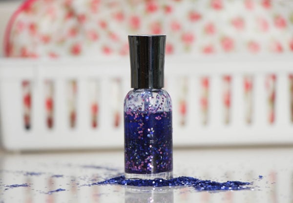 Diy glitter nail polish step 5