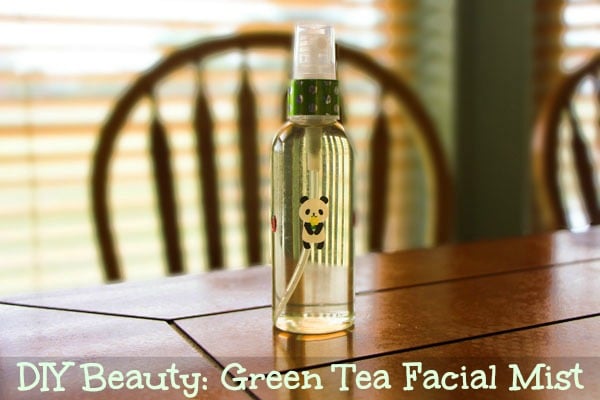 Diy green tea facial mist