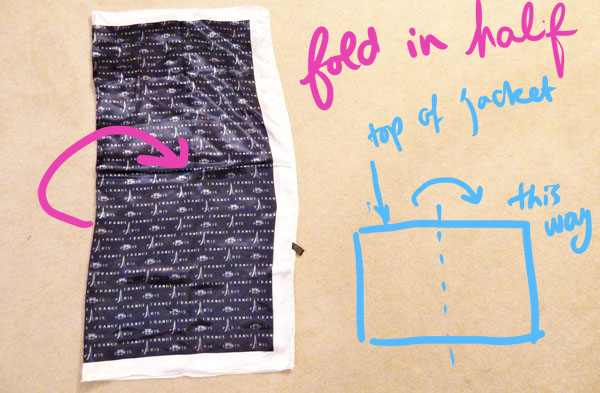 Diy kimono jacket step 2