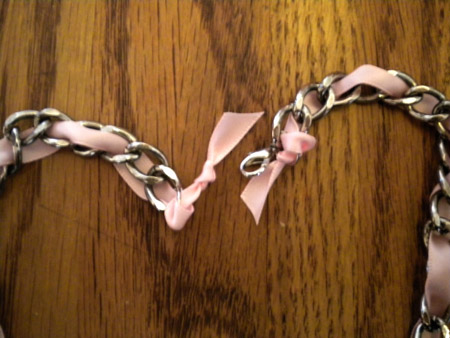 DIY Ribbon Necklace Clasp