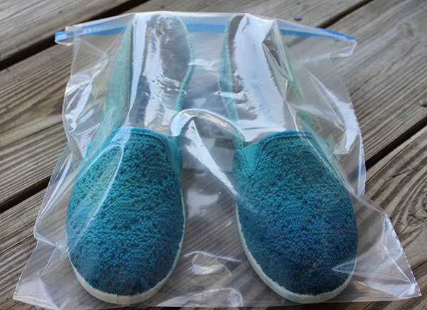 Diy ombre shoe step