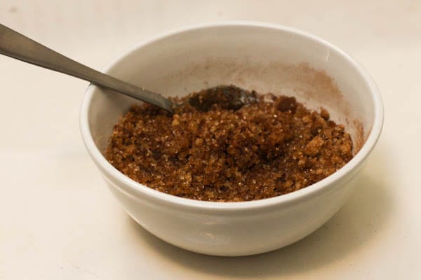 DIY pumpkin spice sugar scrub step 3