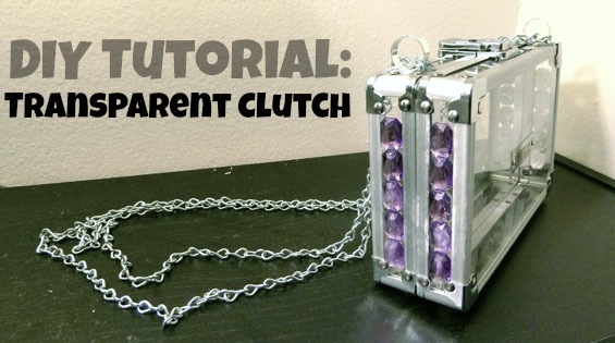 DIY transparent clutch