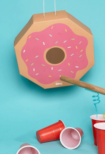 doughnut-shaped pinata