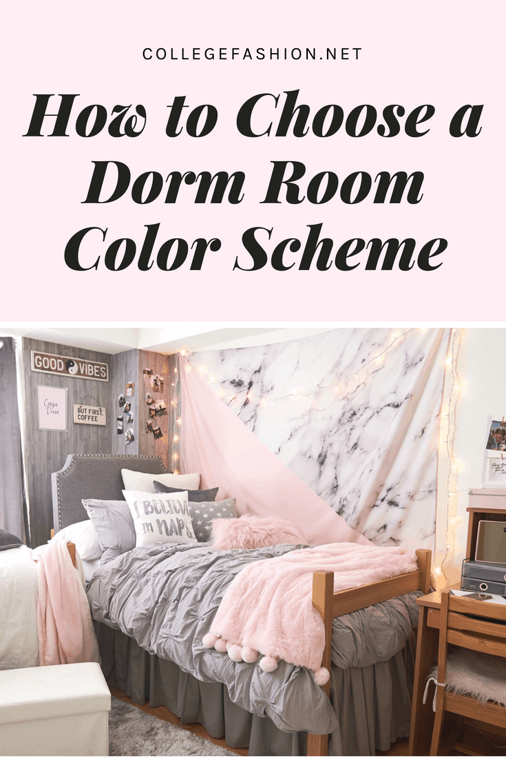 How to choose a dorm room color scheme