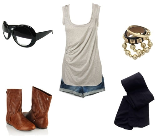 How to wear a draped tank