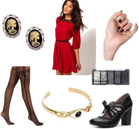 Outfit inspired by Drusilla from Buffy the Vampire Slayer