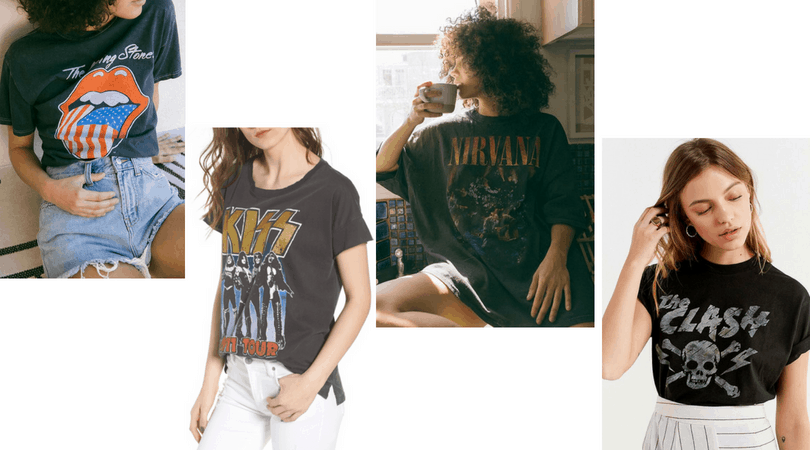 Hiking rock band tees urban outfitters 2017 annual