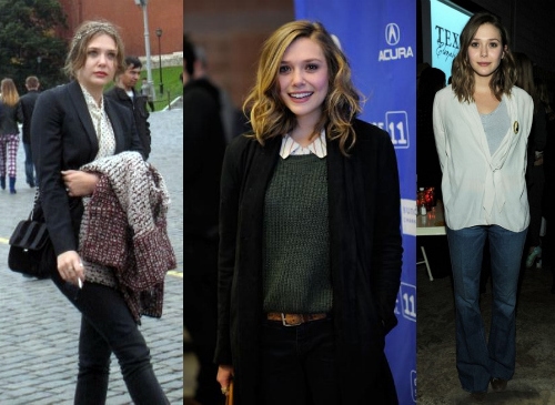 Elizabeth Olsen Menswear-Inspired Looks