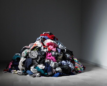 Elle pile of clothing
