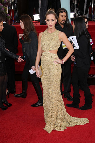 Emily Blunt at the 2013 golden globe awards