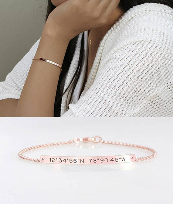 Engraved bracelet