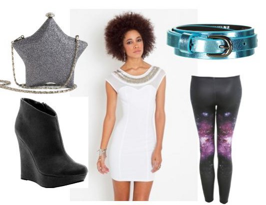 Outfit inspired by the U.S.S. Enterprise from Star Trek