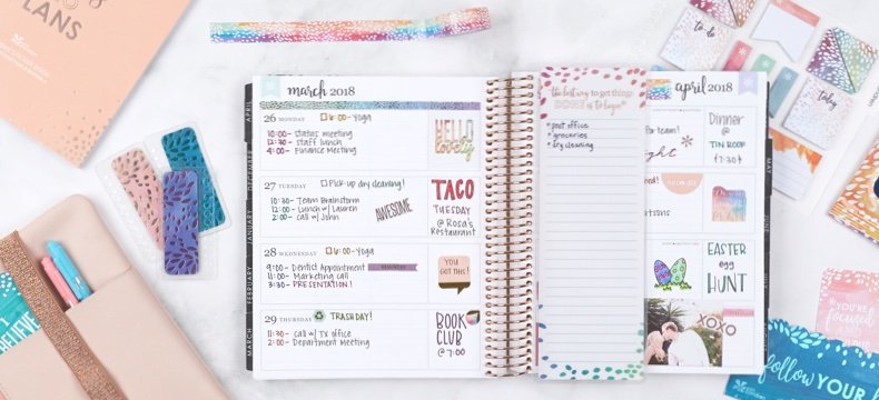 New semester tips - Erin Condren Lifeplanner