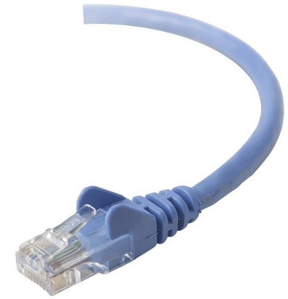 blue Ethernet cable
