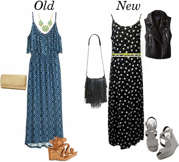 Evening barbecue maxi dress outfits