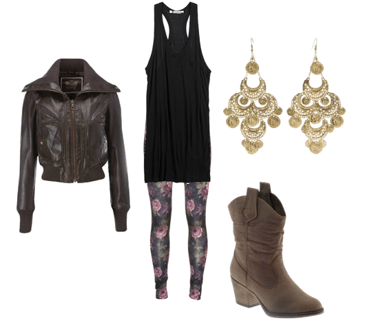 How to wear leggings with a dress