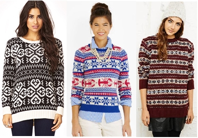 Fair isle sweaters