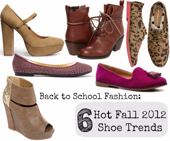 fall 2012 shoe trends