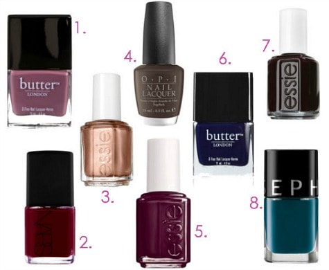 Fall 2013 nail polishes