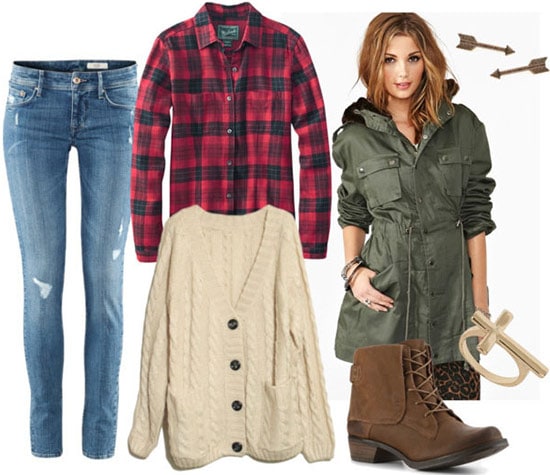 Fall layering outfit 1