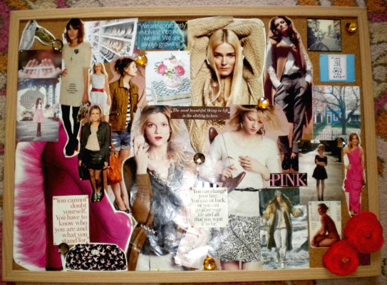 Finished Fashion Inspiration Board