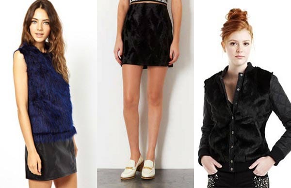 Faux fur accents trend
