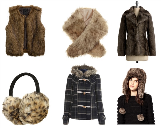 Faux Fur clothes and accessories winter 2011