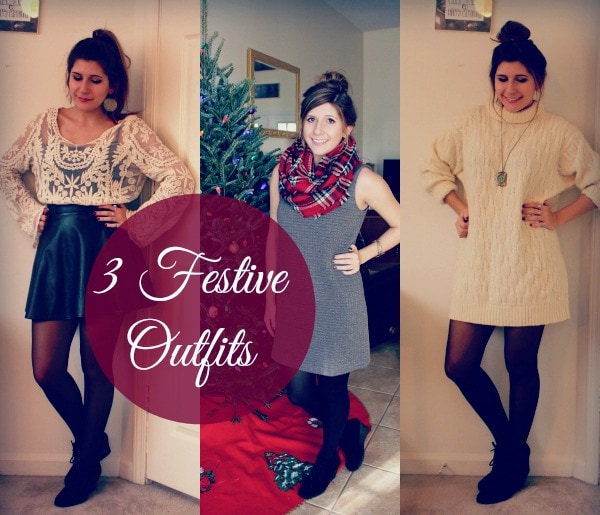 Festive holiday outfits