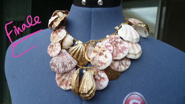 Final Product DIY Seashell Necklace