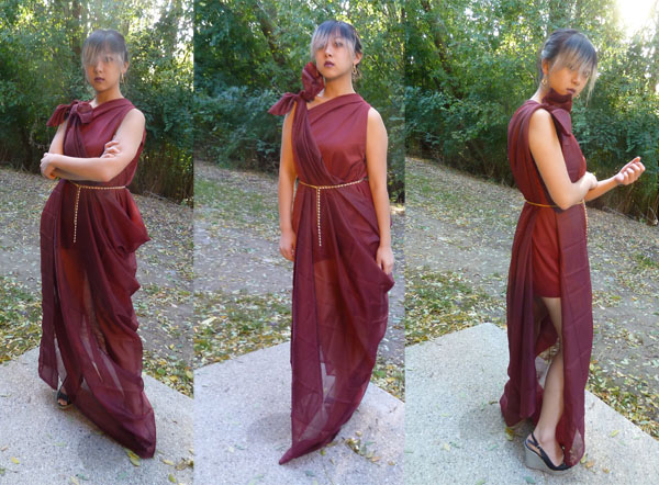 homemade roman outfit