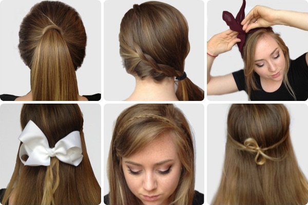 Easy hairstyles for finals week