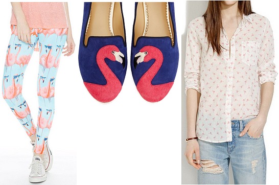 Flamingo print trend