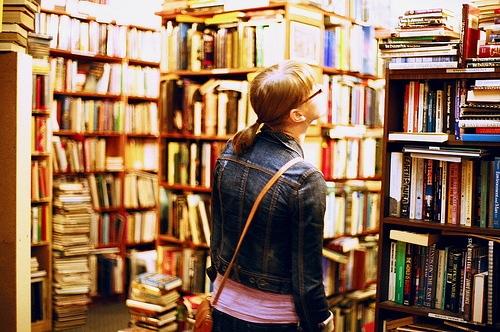 Flickr Bookstore Girl