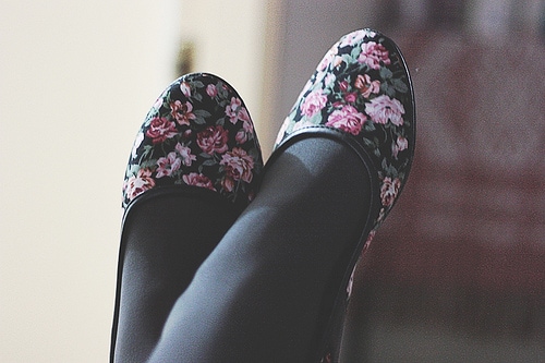 Floral flats