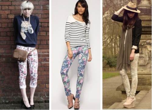 Floral Jeans