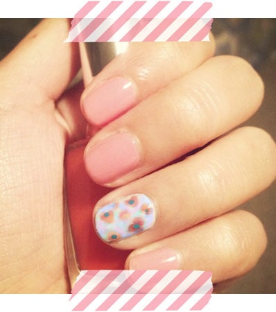Floral nail art for Spring