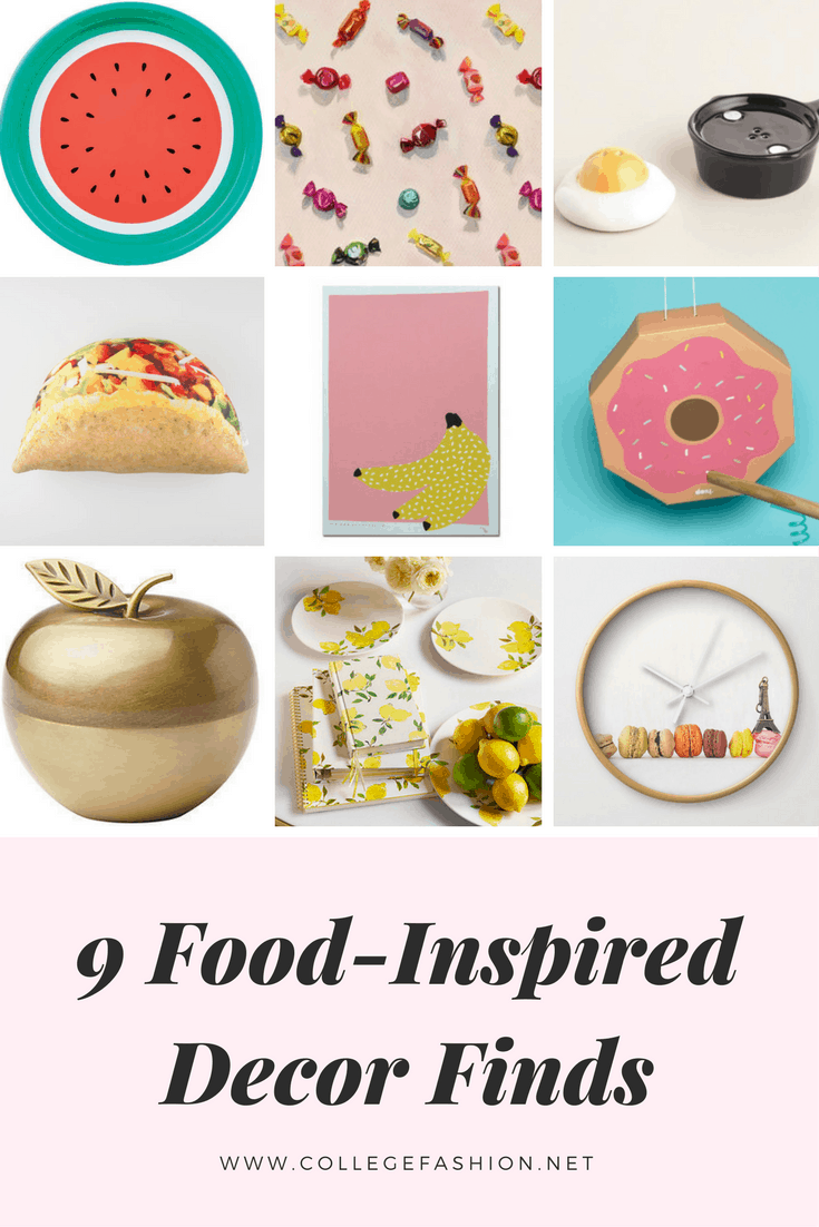 Food inspired decor finds