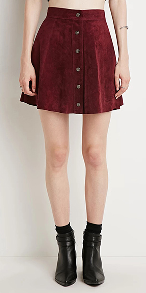 Forever 21 Marsala skirt