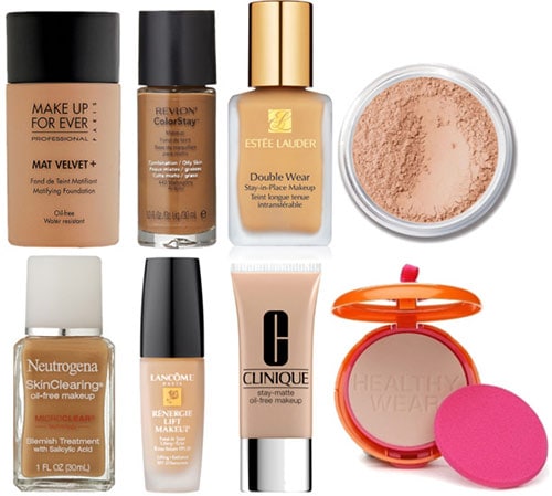 Foundations acne prone skin