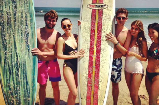 Friends on vacation