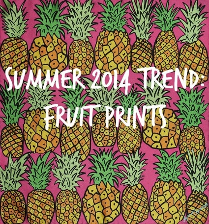 Fruit prints trend