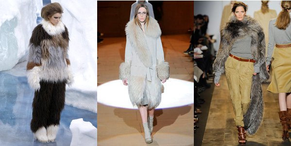 Faux Fur Coats on the runway at Chanel, Michael Kors, and Marc Jacobs