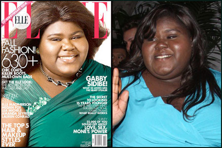 Gabourey Sidibe skin lightening controversy photo