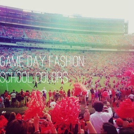 Game day fashion school colors