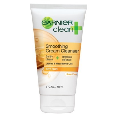 Garnier clean smoothing cream cleanser