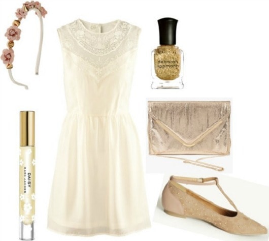 Gatsby gold outfit