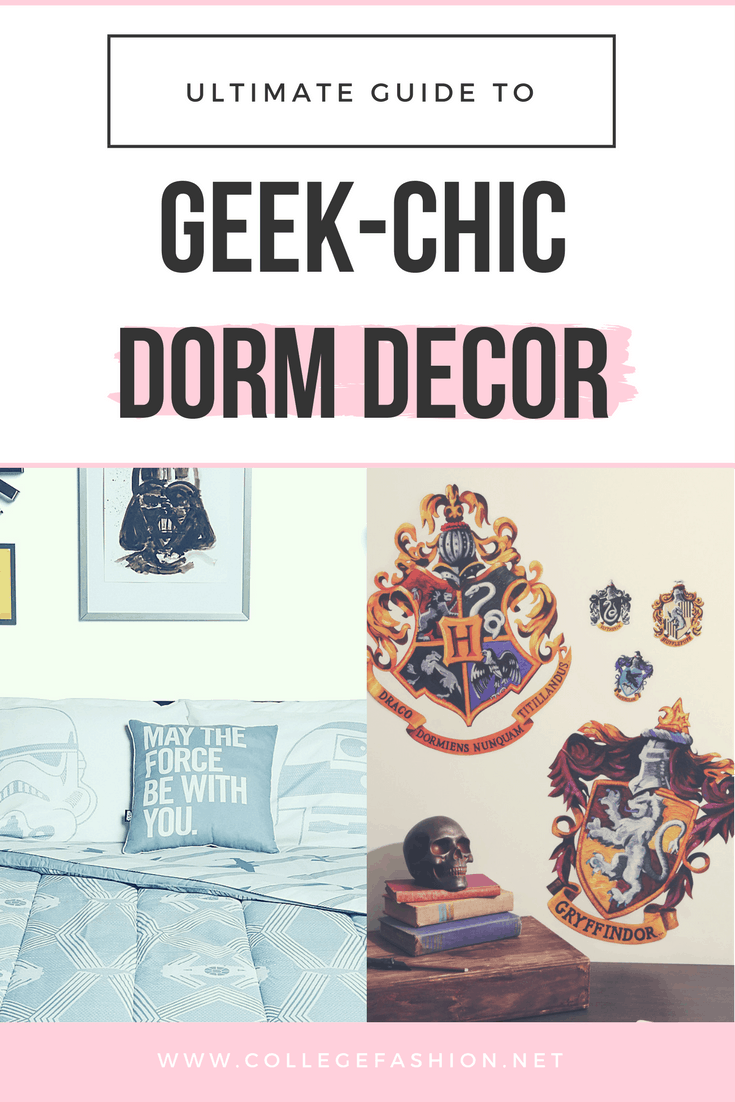 Geeky dorm decor: Star wars and harry potter decor for girls with fandoms