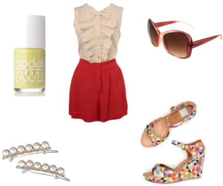 Outfit inspired by colorful gelato